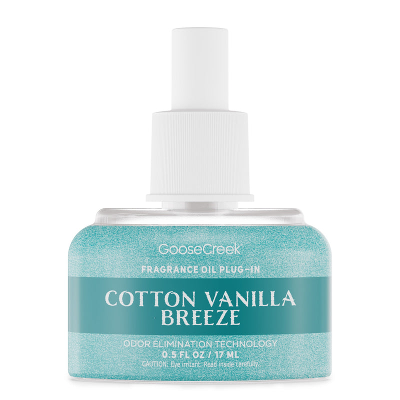 Cotton Vanilla Breeze Odor Eliminating Plug-in Refill Drop 7-0648